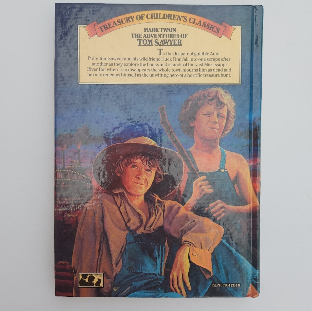 THE ADVENTURES OF TOM SAWYER by Mark Twain Vintage Hardcover Book - Picture 3 of 10
